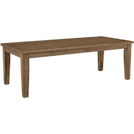 Casual Solid Wood 90" Dining Table
